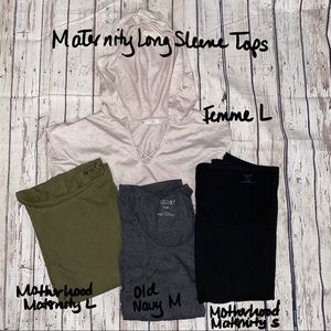 Maternity Long Sleeve Tops & Hoodie Sweater
